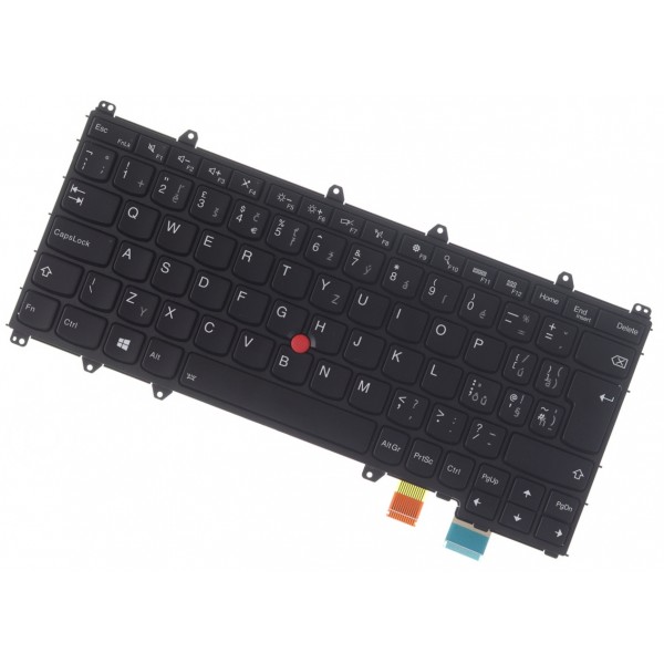 Lenovo ThinkPad Yoga 260 tastatură pentru notebook-ul CZ/SK culoarea Negru, retroiluminat, Trackpoint