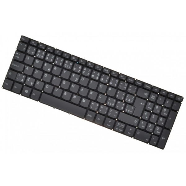 Lenovo IdeaPad 320-15IKB 80YE tastatură pentru notebook-ul CZ/SK Gri, Fără cadru fără retroiluminare
