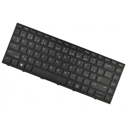 HP ProBook 440 G5 tastatură pentru notebook-ul, cu cadru, negru CZ/SK