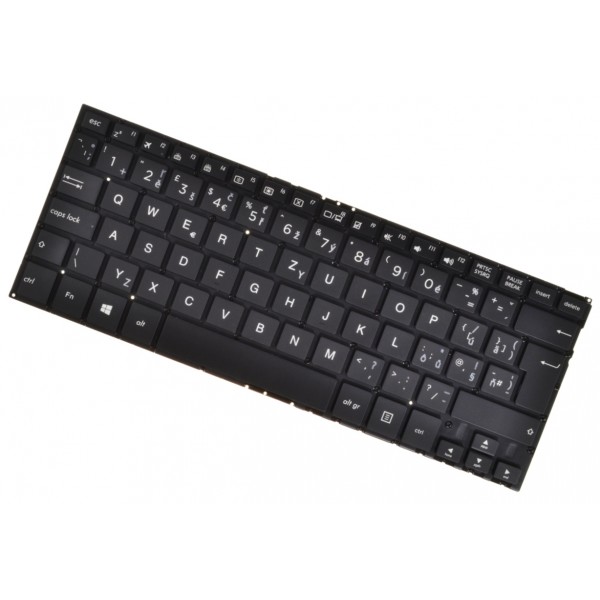 Kompatibilní Asus 0KNB0-2625UK00 tastatură pentru notebook-ul CZ culoarea neagră