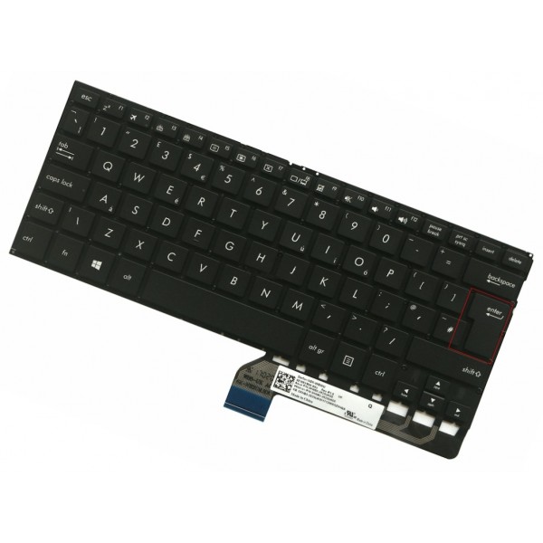 Kompatibilní Asus 0KNB0-2625UK00 tastatură pentru notebook-ul UK culoarea neagră