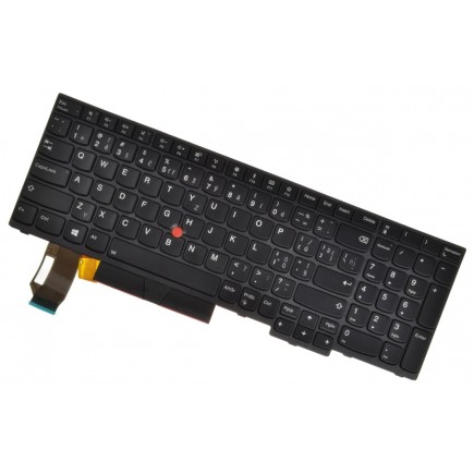 Lenovo ThinkPad L590 20Q7 tastatură pentru notebook-ul CZ/SK culoarea Negru, retroiluminat, Trackpoint