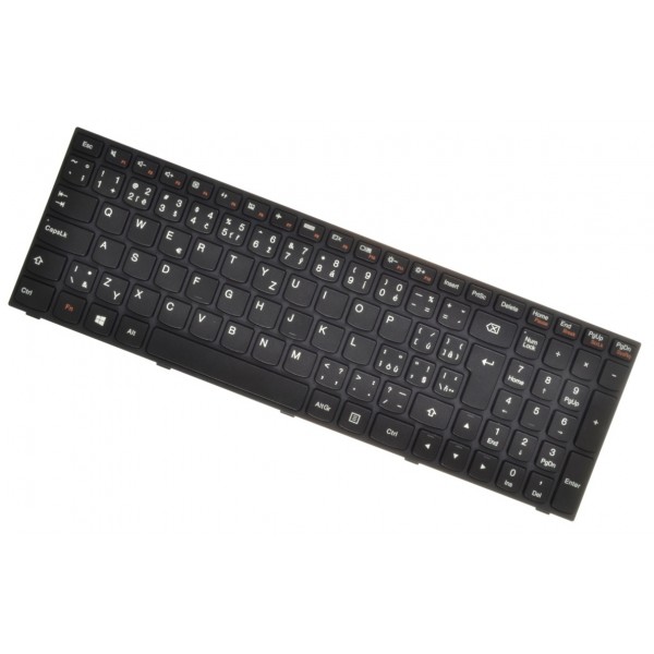 Kompatibilní  Lenovo V-211020AS1 R0A tastatură pentru notebook-ul, cu cadru, negru CZ/SK
