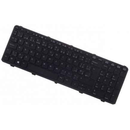 HP ProBook 455 G2 tastatură pentru notebook-ul, cu cadru, negru CZ/SK