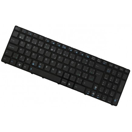 Asus  K52DR tastatură pentru notebook-ul, cu cadru, negru CZ/SK