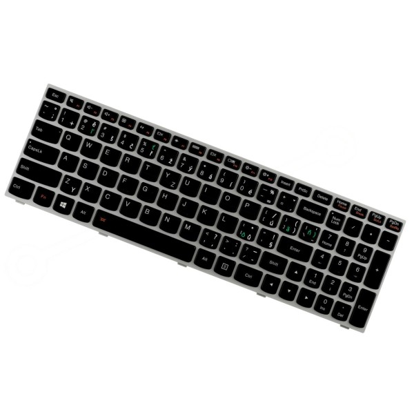 Lenovo Z50-45 tastatură pentru notebook-ul CZ/SK culoarea argint