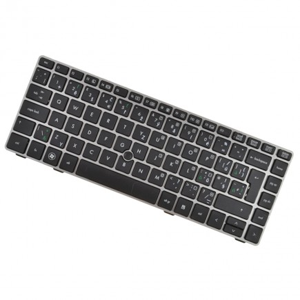 HP EliteBook 8470w tastatură pentru notebook-ul Cadru de argint CZ/SK