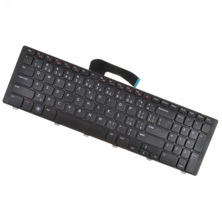 Dell  kompatibilní 0GV3VF tastatură pentru notebook-ul, cu cadru, negru CZ/SK