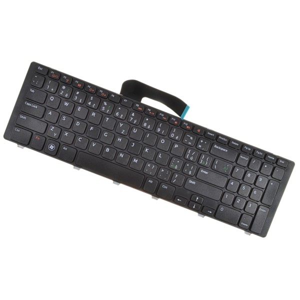 Dell kompatibilní JK9FX tastatură pentru notebook-ul, cu cadru, negru CZ/SK