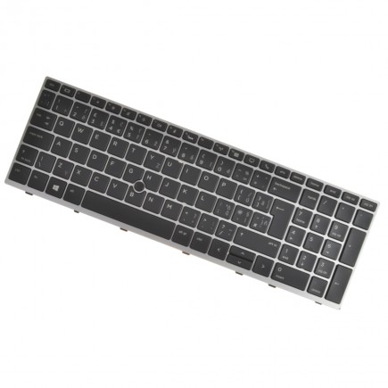 HP kompatibilní L14367-FL1 tastatură pentru notebook-ul CZ/SK culoarea argint
