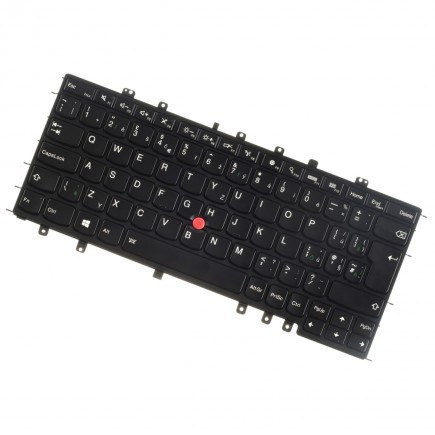 Lenovo ThinkPad Yoga 12 tastatură pentru notebook-ul CZ/SK culoarea neagră