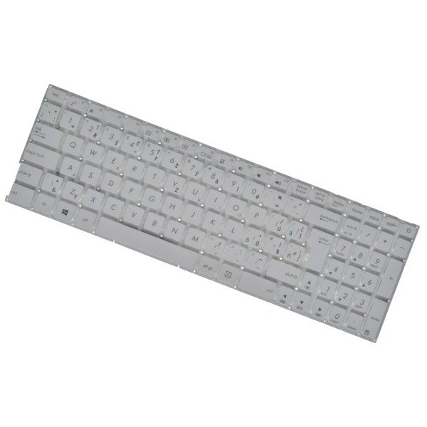 Asus kompatibilní 0KNB0-610TUS00 tastatură pentru notebook-ul CZ/SK Alb, Fără cadru