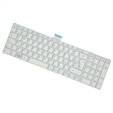 Toshiba SATELLITE C55-A-149 tastatură pentru notebook-ul alb, cu cadru CZ/SK