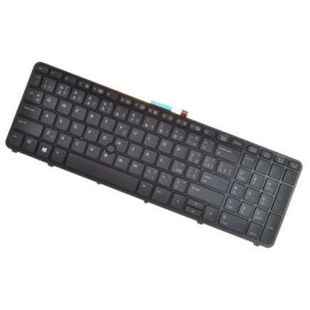 HP ZBook 15 tastatură pentru notebook-ul CZ/SK culoarea Negru, retroiluminat, Trackpoint