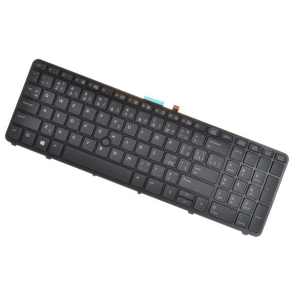 HP ZBook 15 tastatură pentru notebook-ul CZ/SK culoarea Negru, retroiluminat, Trackpoint