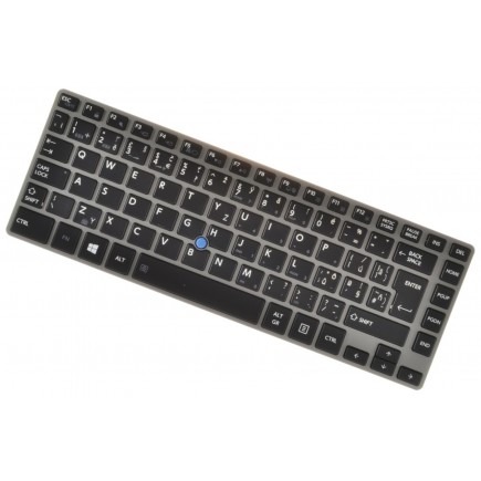 Lenovo Ideapad 100S-14IBR tastatură pentru notebook-ul CZ/SK culoarea Argint, trackpoint