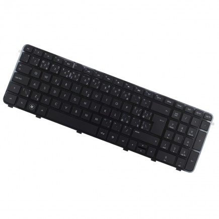 HP kompatibilní 634139-221 tastatură pentru notebook-ul, cu cadru, negru CZ/SK