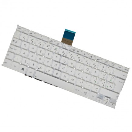 Asus Transformer Book T300F tastatură pentru notebook-ul CZ/SK Alb, Fără cadru