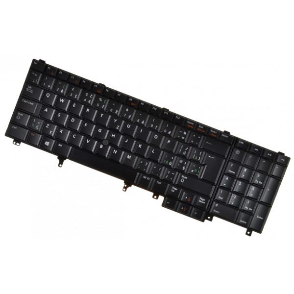 Kompatibilní Dell 000XK1 tastatură pentru notebook-ul CZ/SK culoarea Negru trackpoint