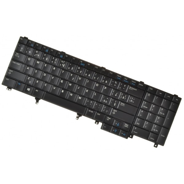 Kompatibilní Dell 000XK1 tastatură pentru notebook-ul CZ/SK culoarea Negru