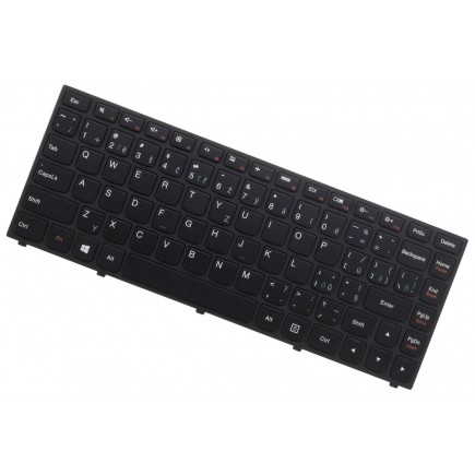Kompatibilní Lenovo 25205831 tastatură pentru notebook-ul, cu cadru, negru CZ/SK
