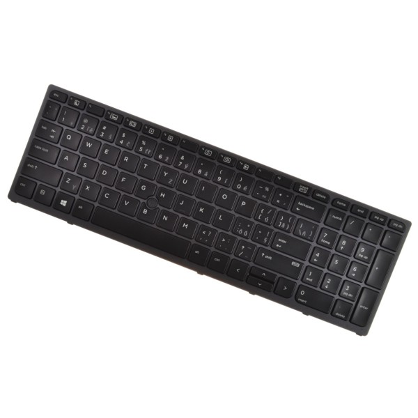 HP ZBook 17 G3 tastatură pentru notebook-ul CZ/SK culoarea Negru, retroiluminat, Trackpoint