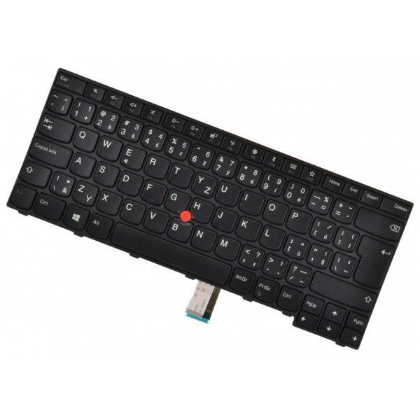 Lenovo ThinkPad Edge E470 tastatură pentru notebook-ul CZ/SK culoarea Negru trackpoint