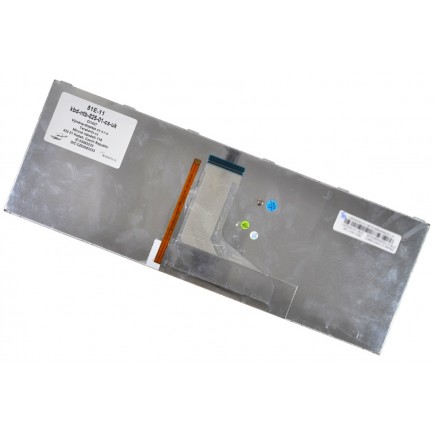 Toshiba Satellite P845T tastatură pentru notebook-ul CZ/SK Cadru argintiu, iluminat din spate