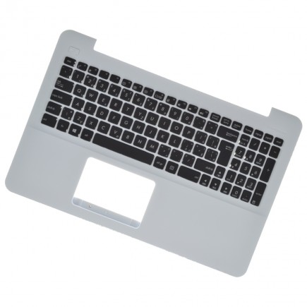 Asus X554LJ-X0076H tastatură pentru notebook-ul CZ/SK culoarea Alb, Palmrest, Fără touchpad