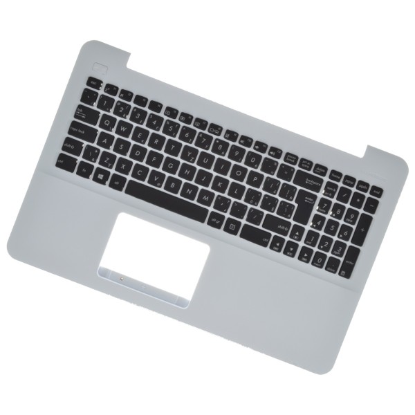 Asus X554LJ-X0076H tastatură pentru notebook-ul CZ/SK culoarea Alb, Palmrest, Fără touchpad