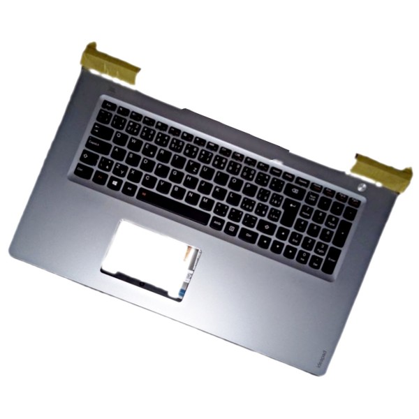 Lenovo IdeaPad 700-17ISK tastatură pentru notebook-ul CZ/SK culoarea Argint, Palmrest, Fără touchpad