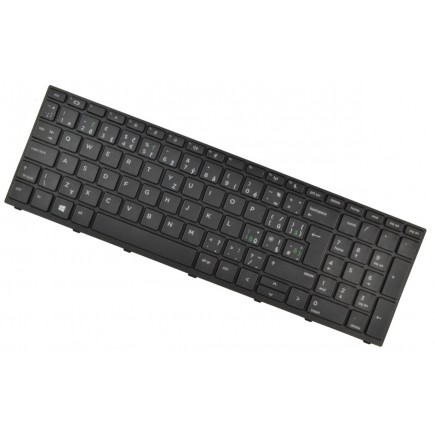 HP Probook 450 G5 tastatură pentru notebook-ul, cu cadru, negru CZ/SK