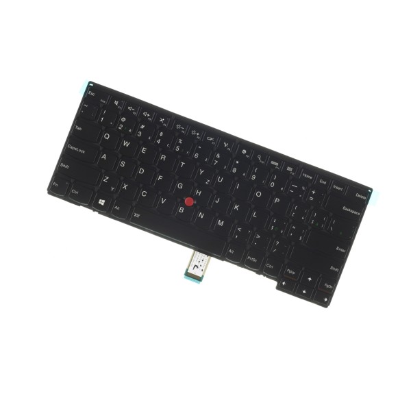 Lenovo ThinkPad Edge E465 tastatură pentru notebook-ul CZ/SK culoarea Negru, retroiluminat, Trackpoint