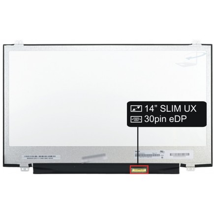 Display-ul notebook-ului NV140FHM-N4914" FHD LED 30 pin eDP Slim TB - Lucios