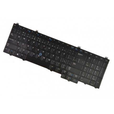 Dell kompatibilní 00MX8J tastatură pentru notebook-ul CZ/SK culoarea Negru, retroiluminat, Trackpoint