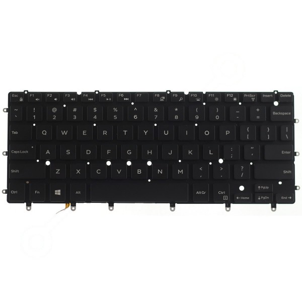 Kompatibilní Dell DKDXH tastatură pentru notebook-ul US fără cadru