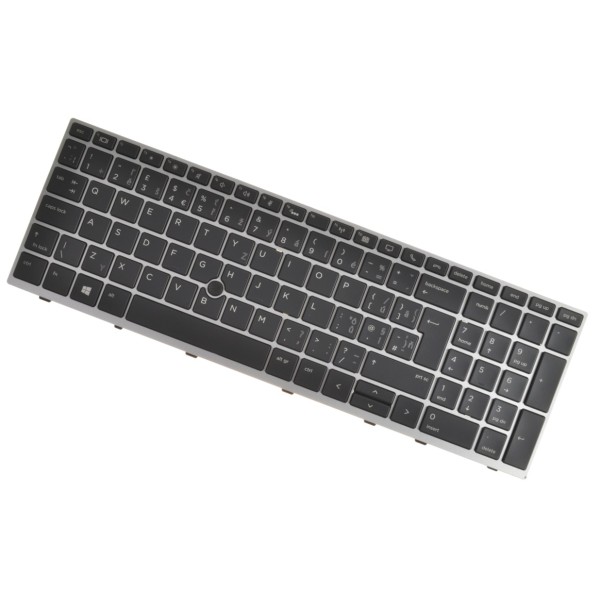 HP ZBook 15u G5 tastatură pentru notebook-ul CZ/SK culoarea argint