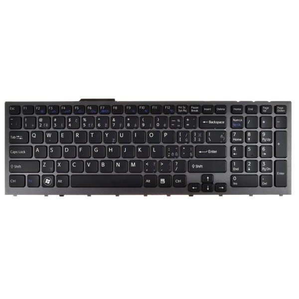 Sony Vaio VPC-F13LGXB tastatură pentru notebook-ul CZ/SK culoarea argint