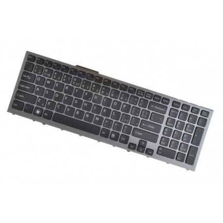 Sony kompatibilní 148781521 tastatură pentru notebook-ul CZ/SK culoarea argintii