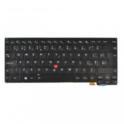 Lenovo ThinkPad T470S tastatură pentru notebook-ul CZ/SK culoarea Negru, retroiluminat, Trackpoint