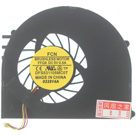 Ventilator Răcitor pentru notebook Kompatibilní DFS531105MC0T
