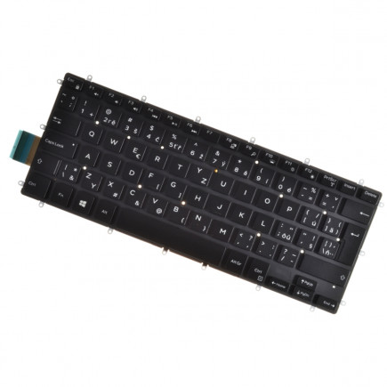 Kompatibilní Dell 0H4XRJ tastatură pentru notebook-ul ceh fără cadru