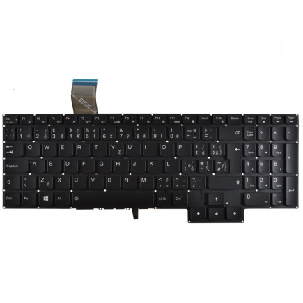 Lenovo Legion 5-15ARH05H tastatură pentru notebook, fără ramă, negru CZ/SK, cu iluminare din spate