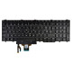 Kompatibilní 0RTJ4V tastatură pentru notebook, fără ramă, negru CZ/SK, cu iluminare din spate