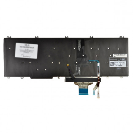 Dell Latitude 15 5510 tastatură pentru notebook, fără ramă, negru CZ/SK, cu iluminare din spate