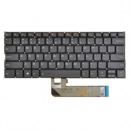 Lenovo IdeaPad 530S-14IKB tastatură pentru notebook, fără ramă, negru CZ/SK, cu iluminare din spate