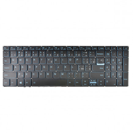 Lenovo IdeaPad L340-17IRH Gaming tastatură pentru notebook, fără ramă, negru CZ/SK, cu iluminare din spate