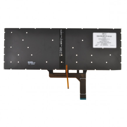 MSI MS-16R4 tastatură pentru notebook, fără ramă, negru CZ/SK, cu iluminare din spate