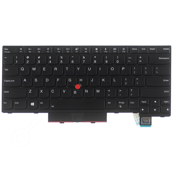 Lenovo ThinkPad L380 tastatură pentru notebook-ul CZ/SK culoarea Negru, lumina de fundal