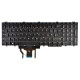 Dell Precision 15 7540 tastatură pentru notebook, fără ramă, negru CZ/SK, cu iluminare din spate